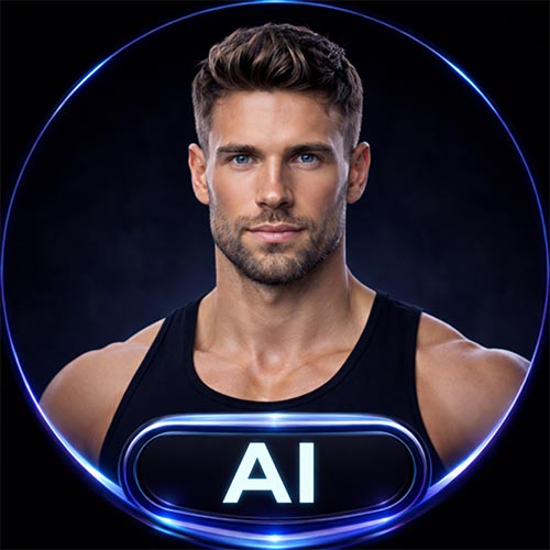 Male AI trainer portrait